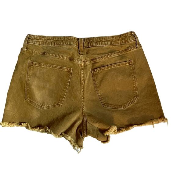 Universal Threads Camel Brown Jean Shorts for Women 14 - Picture 3 of 6